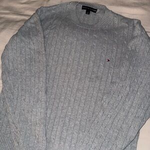Tommy Hilfiger Men's Cable Knit Crewneck Sweater